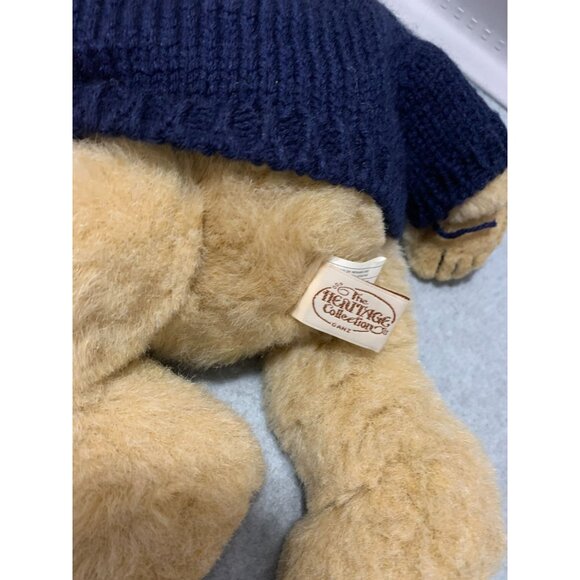 The Heritage Collection Ganz 11 in Tall Tan Teddy Bear Plush stuffed Animal Doll - Picture 4 of 4